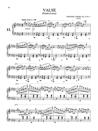 Chopin: Valse, Op. 70, No. 1 (Posthumous)
