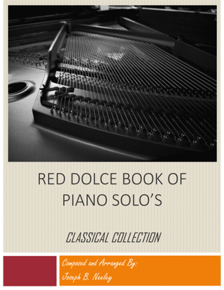 Book cover for Red Dolce Book of Piano Solo's - Classical Collection