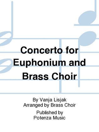 Book cover for Concerto for Euphonium and Brass Choir