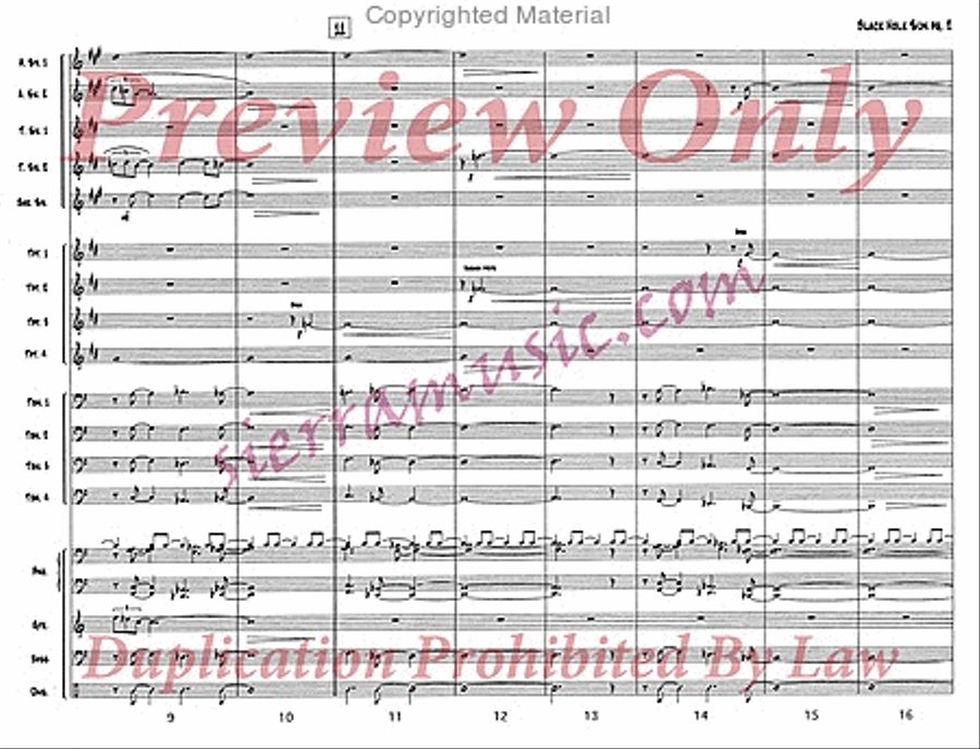 Black Hole Sun Black Hole Sun Jazz Ensemble scores gallery preview page 3