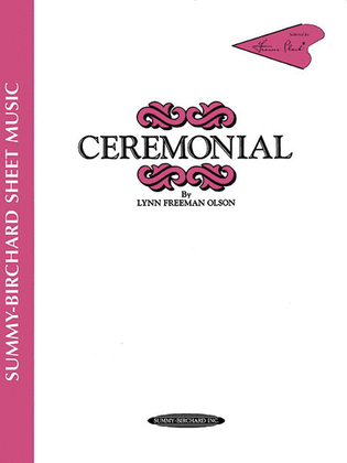 Book cover for Ceremonial