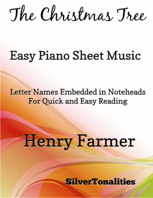 Book cover for The Christmas Tree Easy Piano Sheet Music