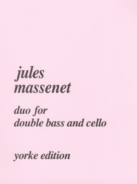 Duo For Cello And Double Bass