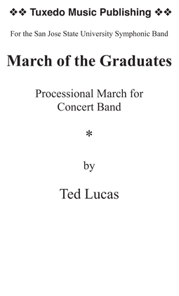 March of the Graduates, for Concert Band
