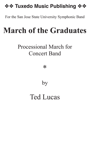 March of the Graduates, for Concert Band image number null