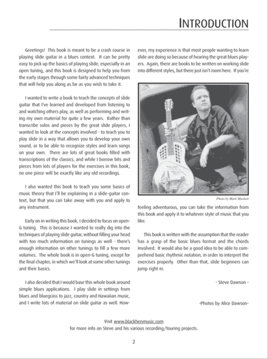 Getting into Slide Guitar Slide Guitar scores gallery preview page 3