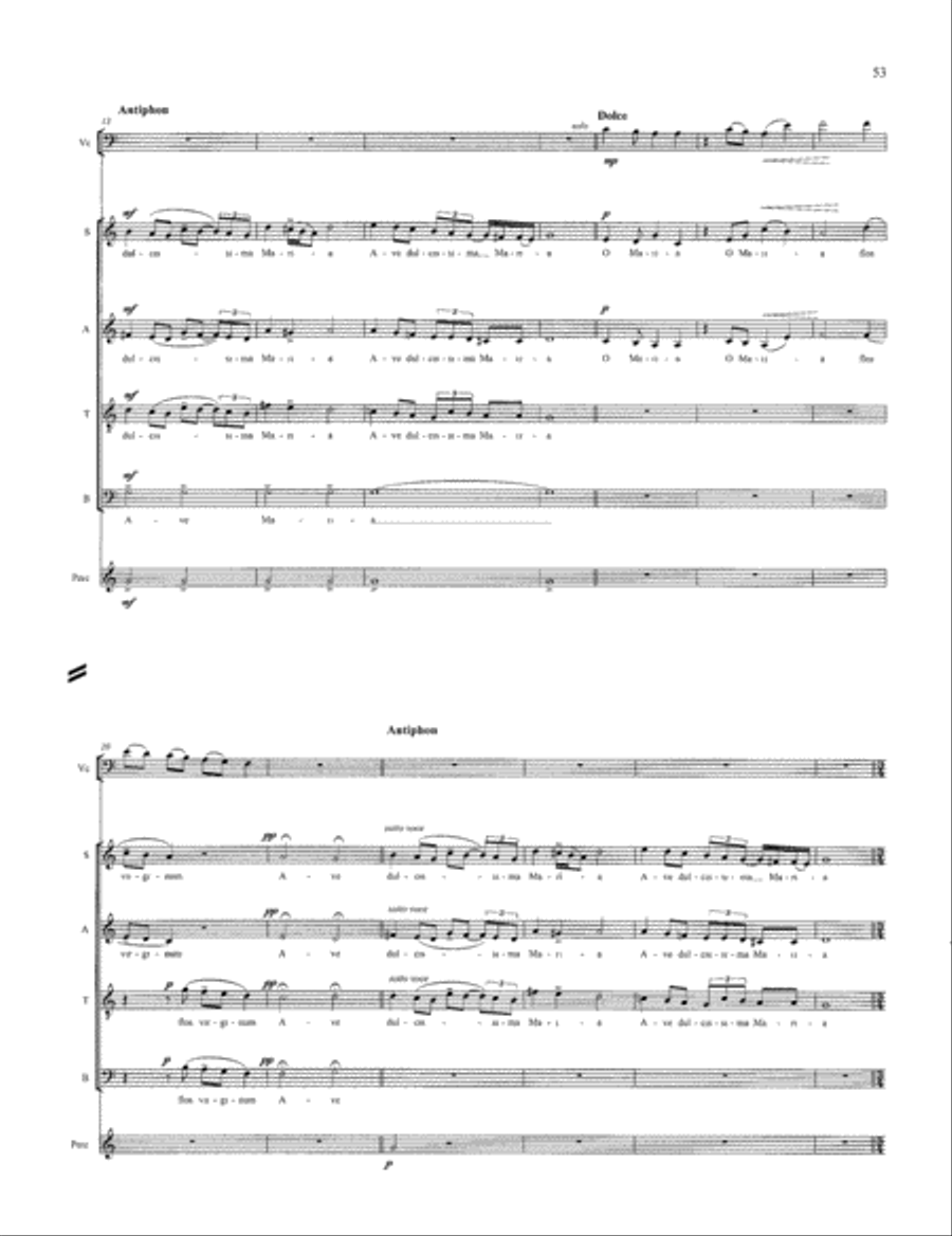 Regina Coeli (Study Score) Choir scores gallery preview page 16