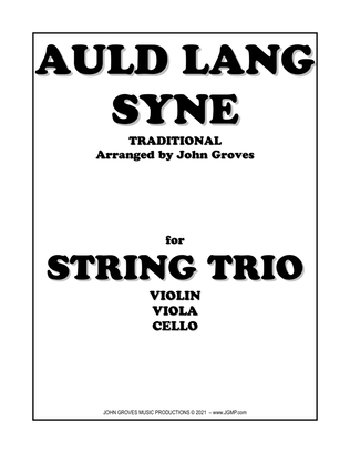 Book cover for Auld Lang Syne - String Trio