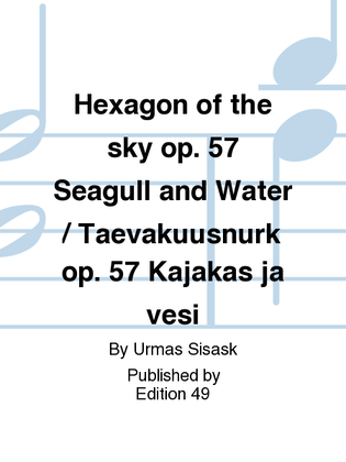 Book cover for Hexagon of the sky op. 57 Seagull and Water / Taevakuusnurk op. 57 Kajakas ja vesi