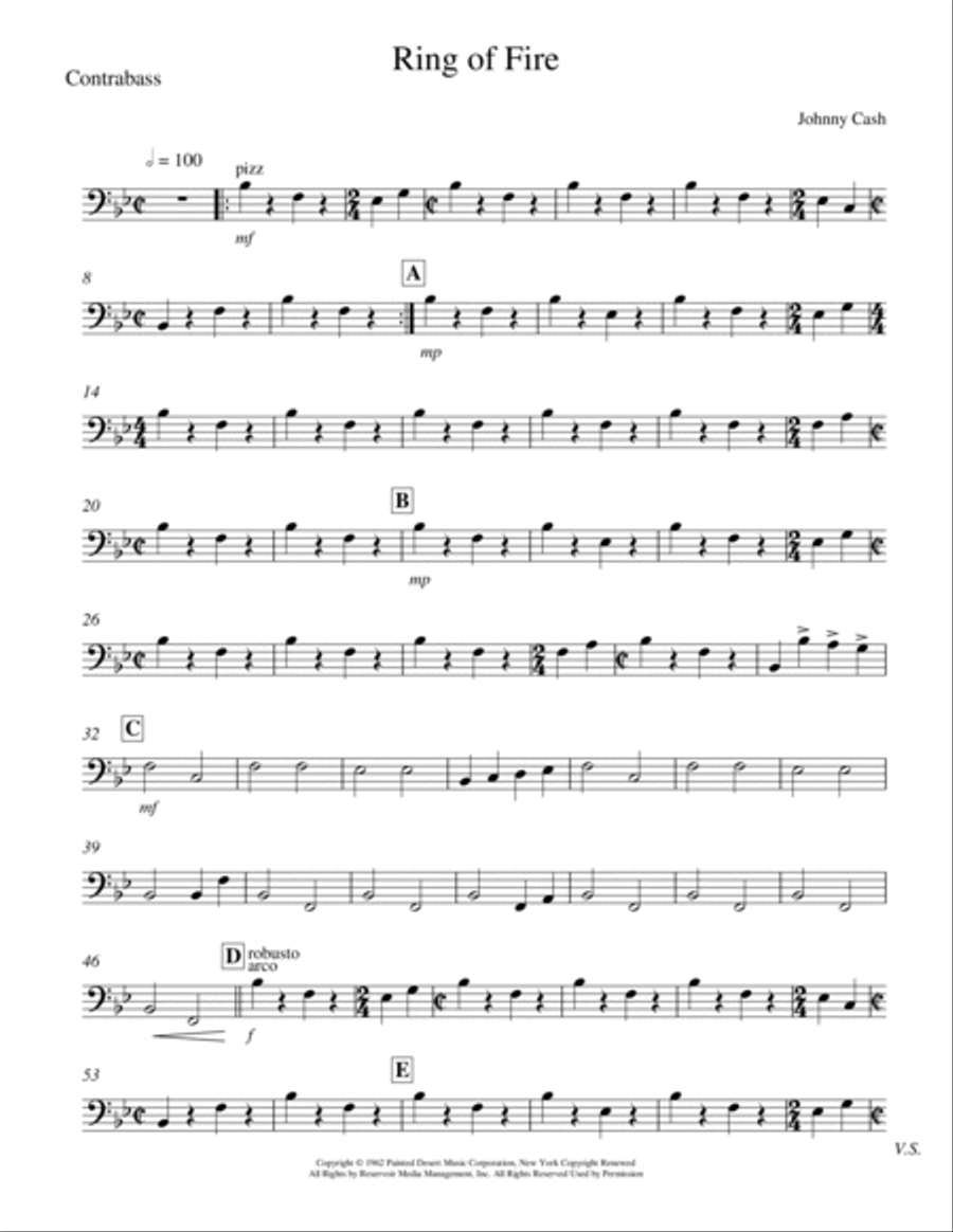 Ring Of Fire Full Orchestra scores gallery preview page 5