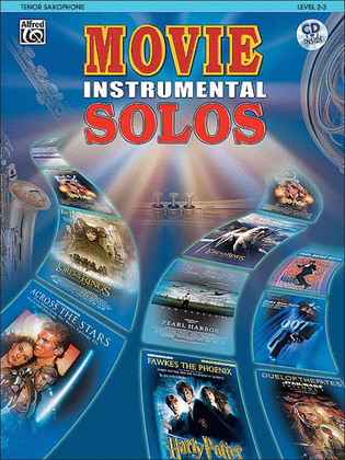 Book cover for Movie Instrumental Solos - Tenor Sax (Book and CD)