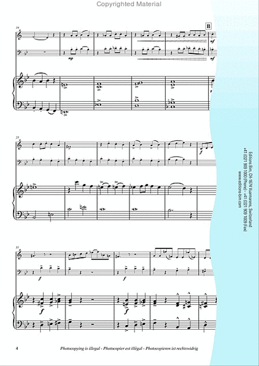 3 Petits matches Trumpet scores gallery preview page 3