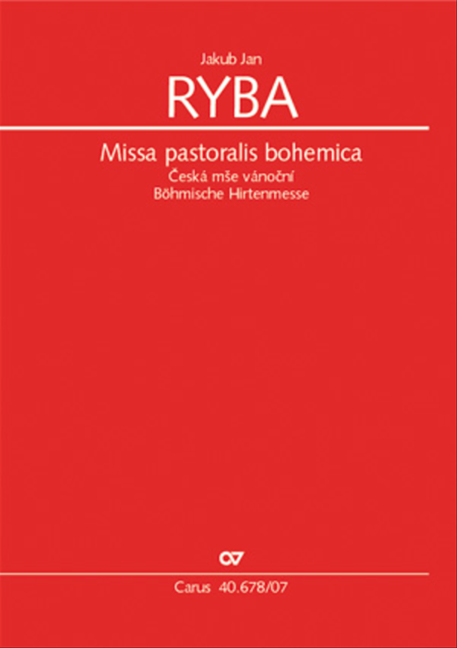 Missa pastoralis bohemica 4-Part scores gallery preview page 1