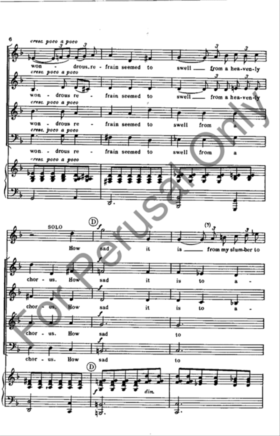 After A Dream 4-Part scores gallery preview page 6