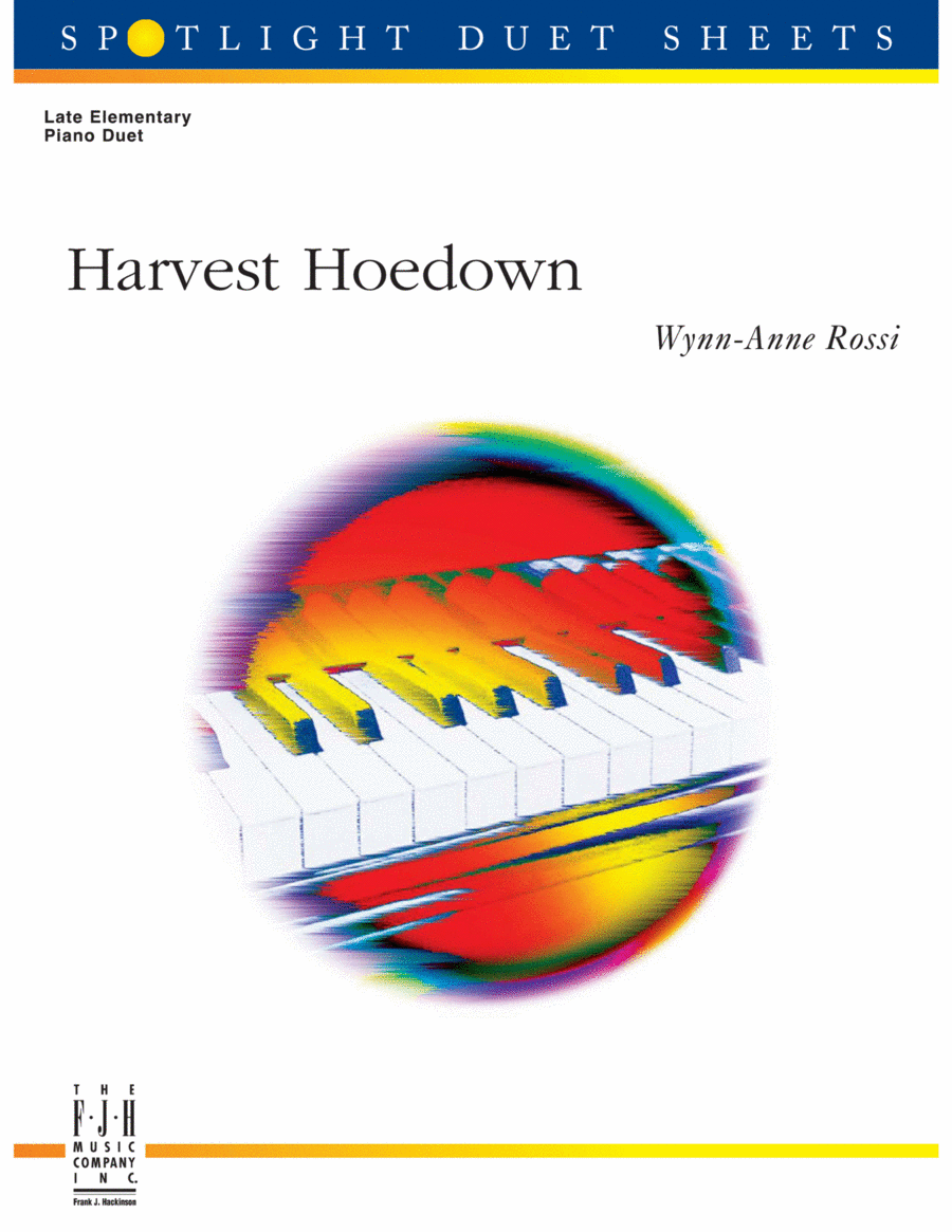 Harvest Hoedown Harvest Hoedown Piano Solo scores gallery preview page 1