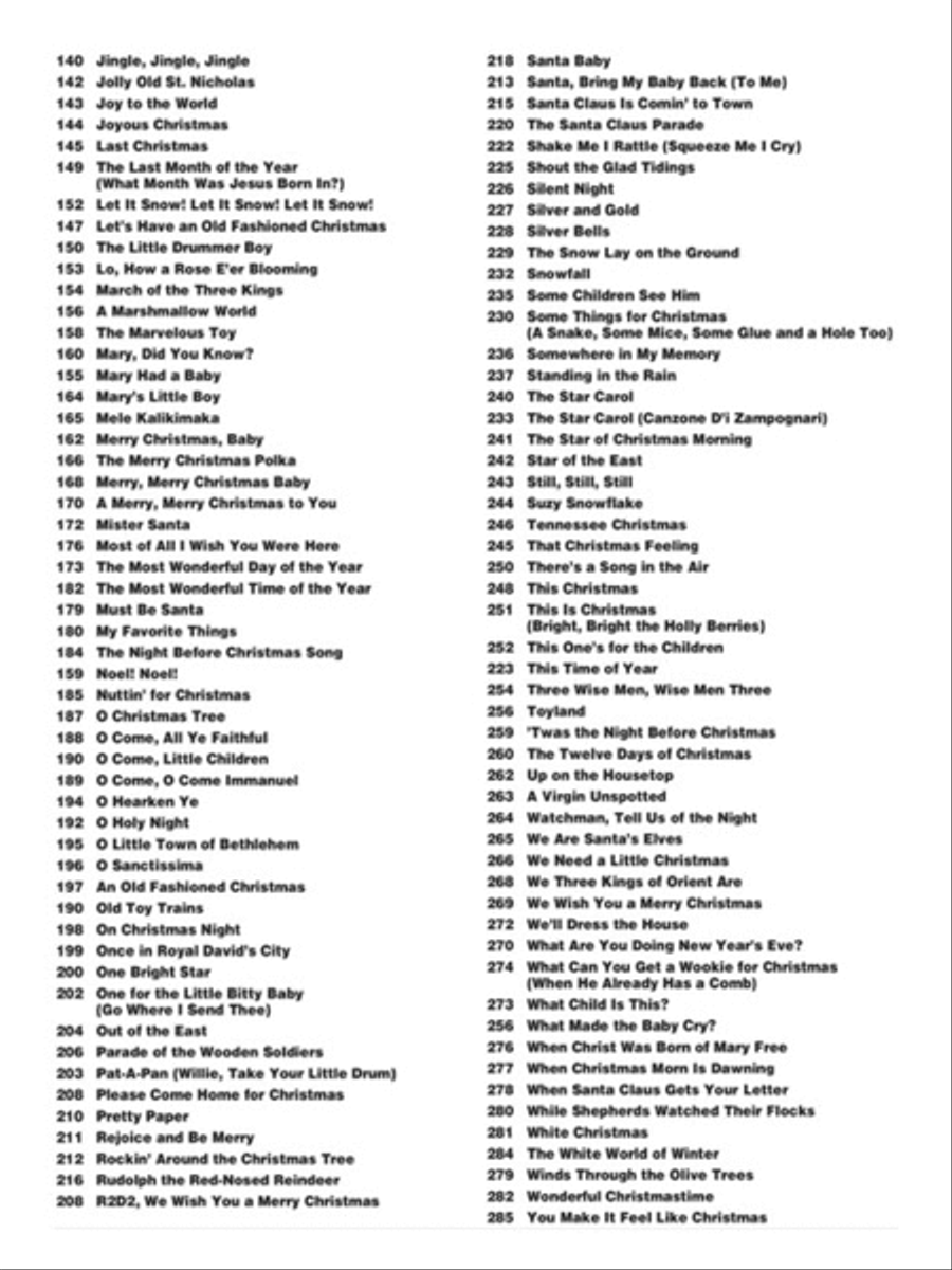 The Ultimate Guitar Christmas Fake Book – 2nd Edition Guitar scores gallery preview page 3
