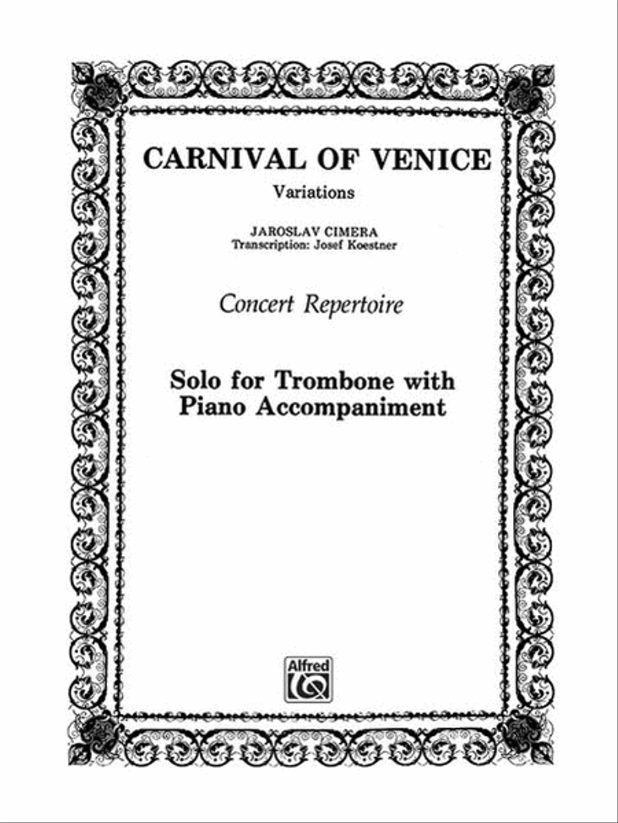 Carnival of Venice Small Ensemble scores gallery preview page 1