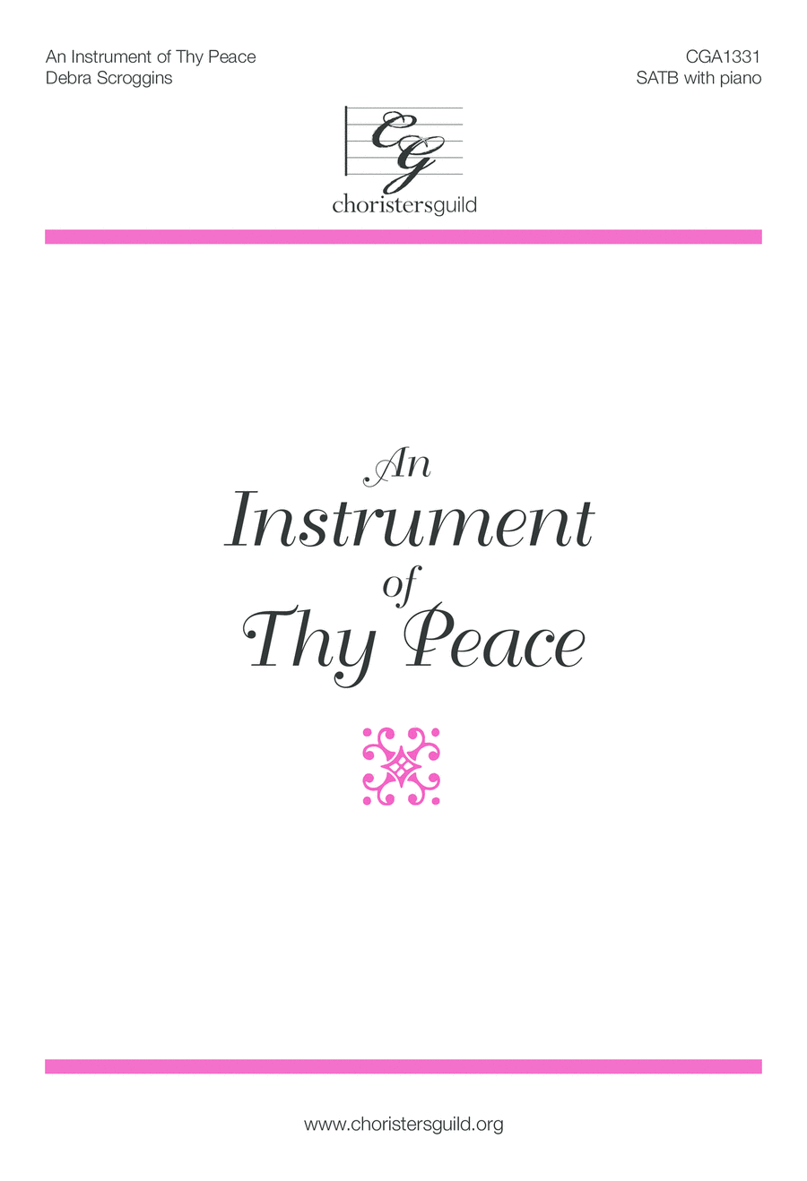 An Instrument of Thy Peace (SATB) 4-Part scores gallery preview page 1