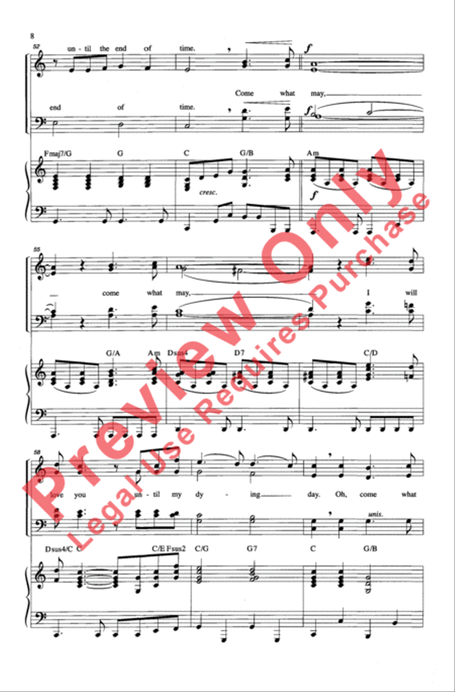 Come What May Come What May 4-Part scores gallery preview page 8