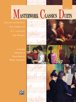 Book cover for Masterwork Classics Duets, Level 7