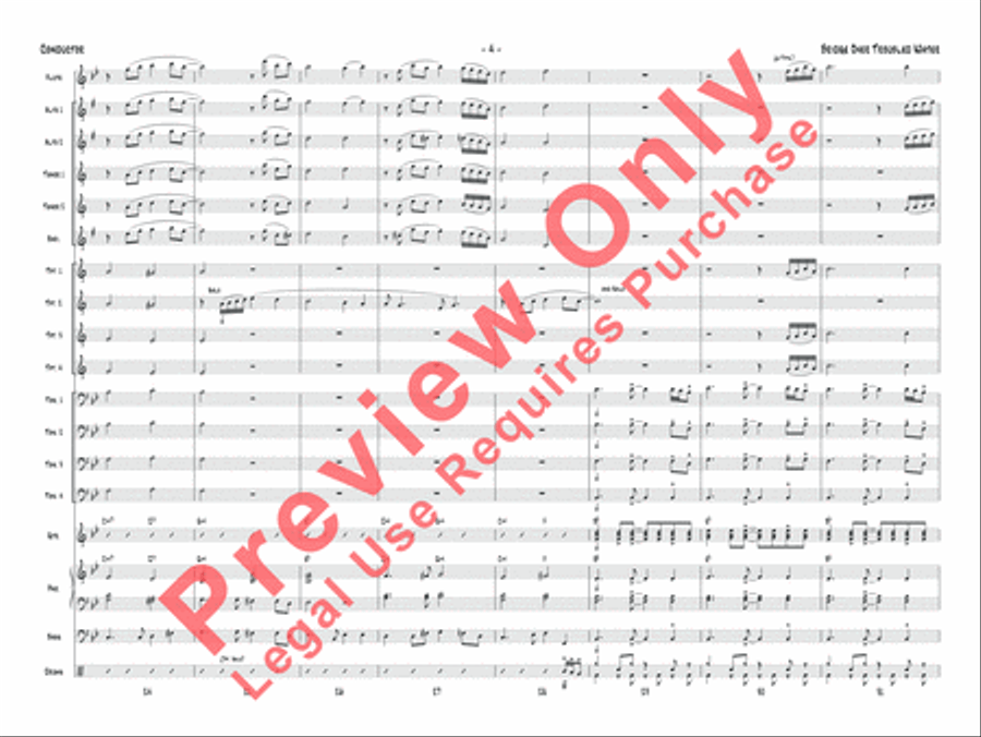 Bridge Over Troubled Water Jazz Ensemble scores gallery preview page 17