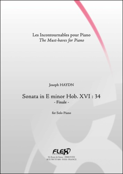 Sonata In E Minor Hob. Xvi:34 - Finale image number null