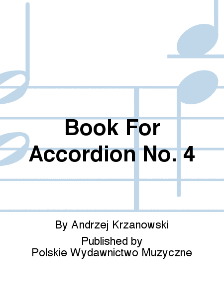Book For Accordion No. 4