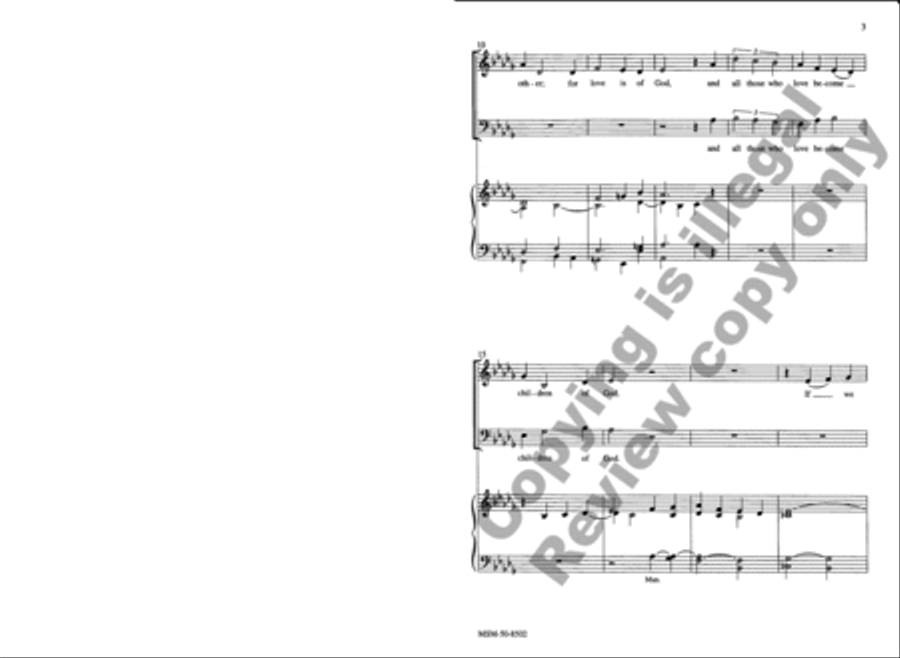 Let Us Love One Another 2-Part scores gallery preview page 3