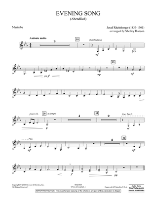 Evening Song (Abendlied) - Marimba