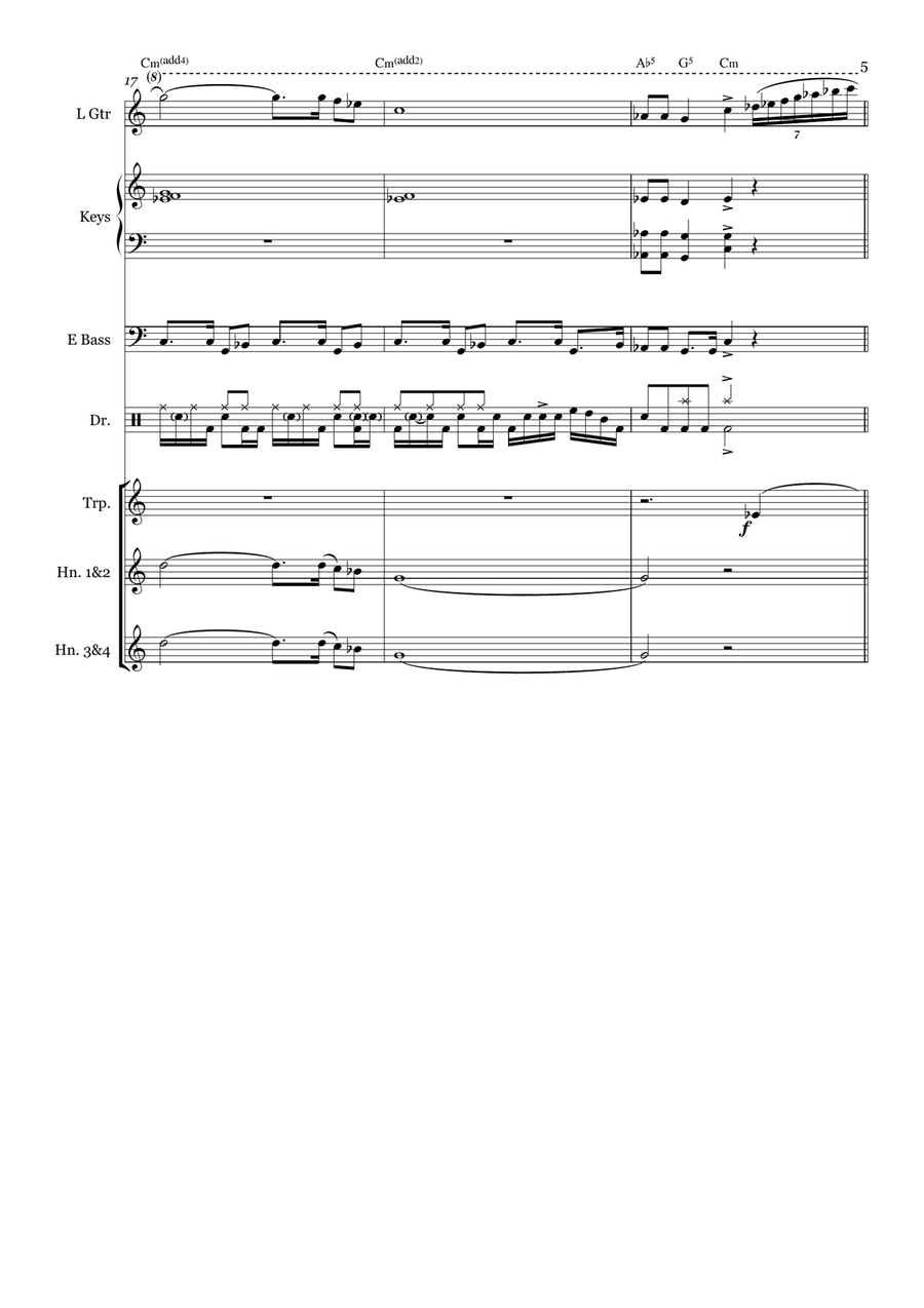 Space 1999 (alpha Mix) Small Ensemble scores gallery preview page 5