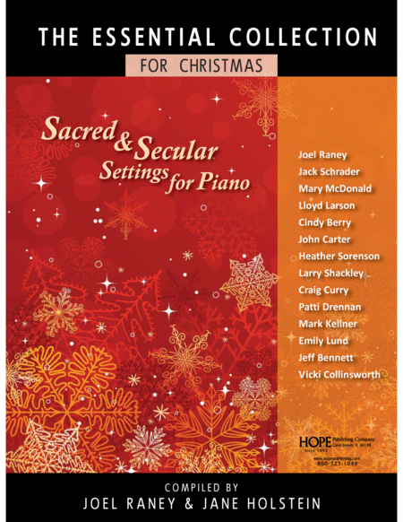 The Essential Collection For Christmas (Sacred and Secular Settings For Piano) image number null