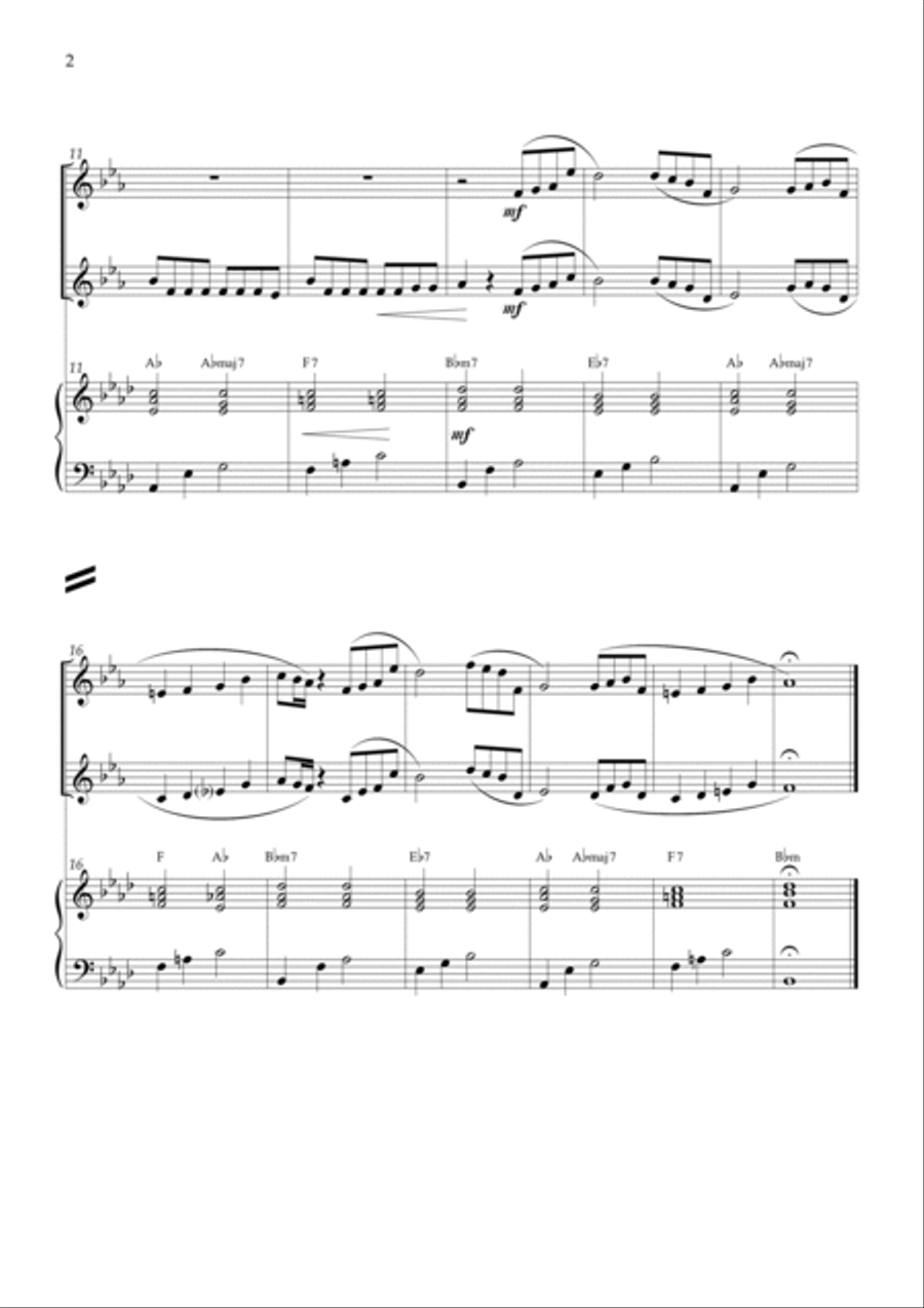 Kill Bill Brass Duet scores gallery preview page 2
