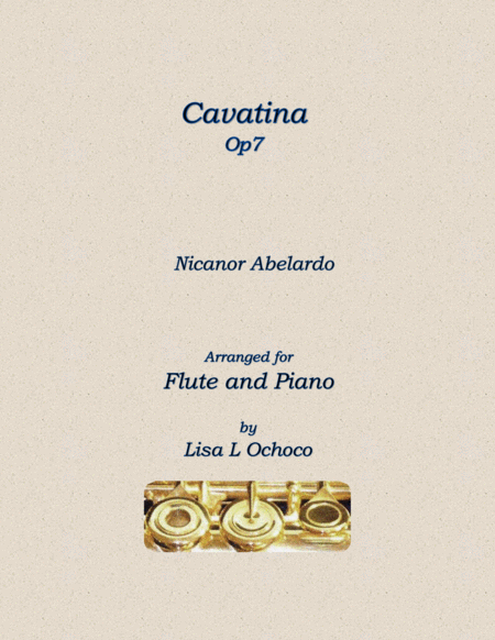 Cavatina Op7 for Flute and piano image number null