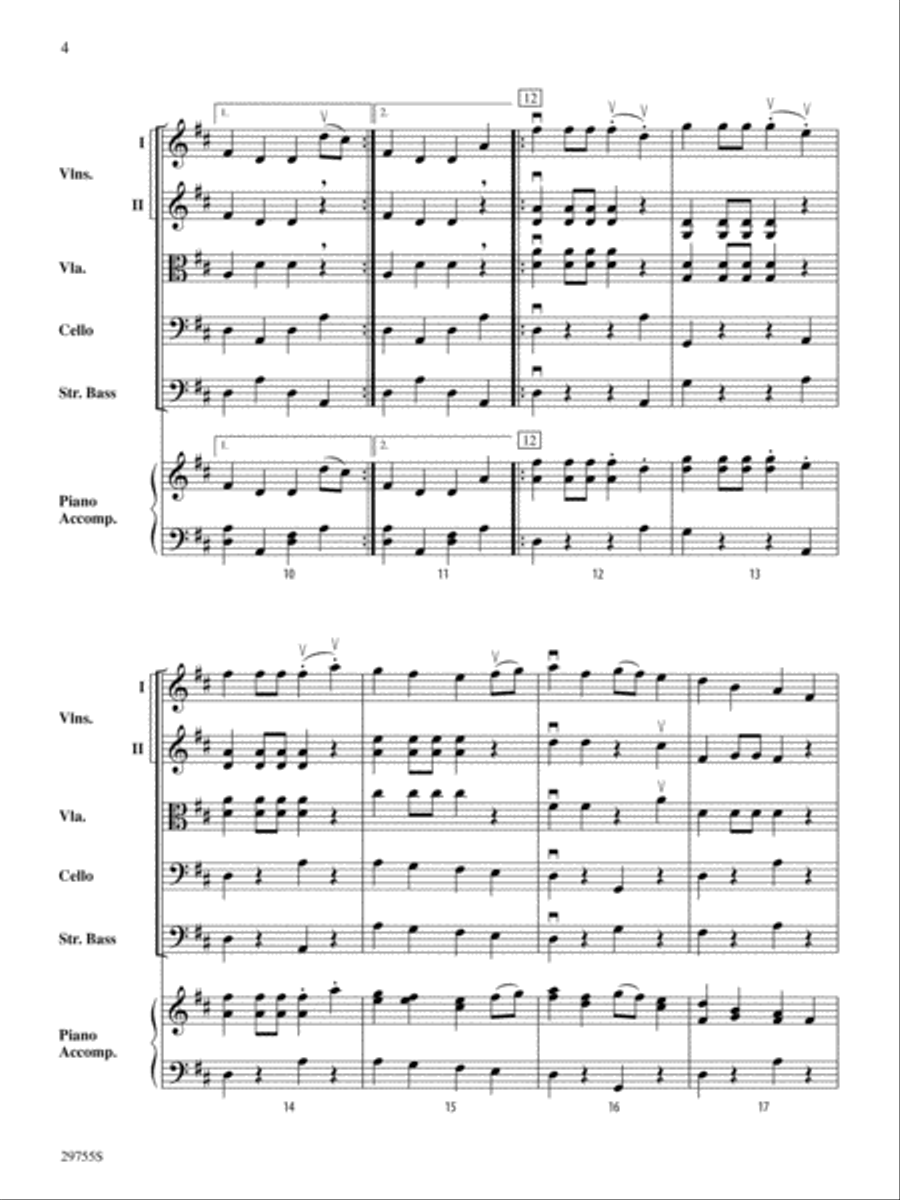 Shamrock Polkas: Score String Orchestra scores gallery preview page 4