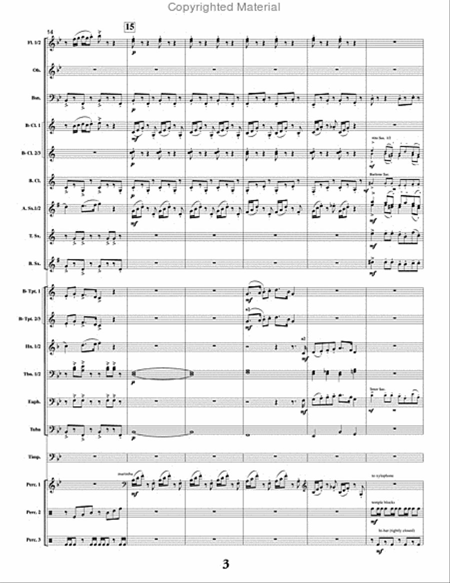 Foster's America Concert Band scores gallery preview page 4
