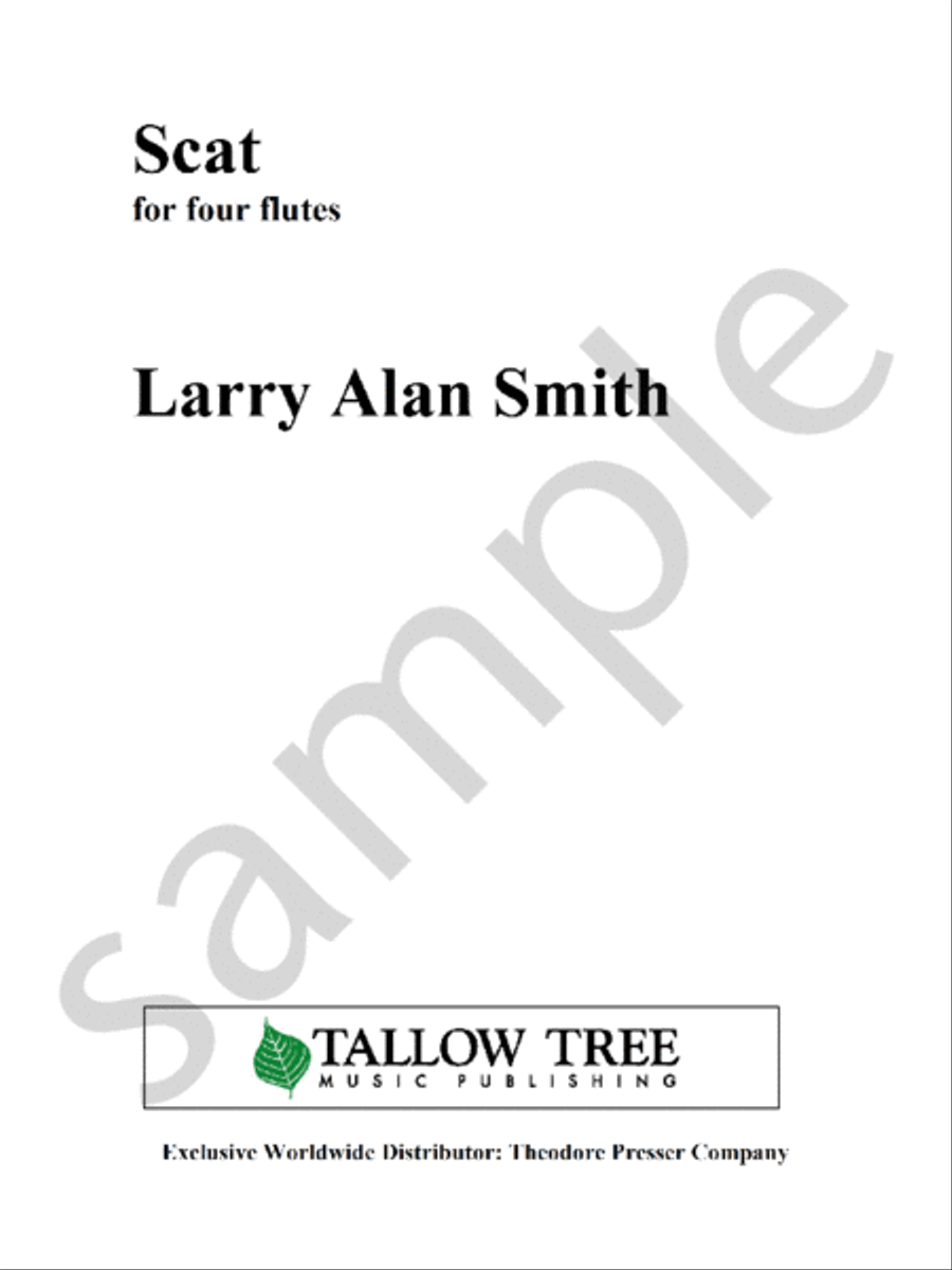 Scat Flute Quartet scores gallery preview page 1