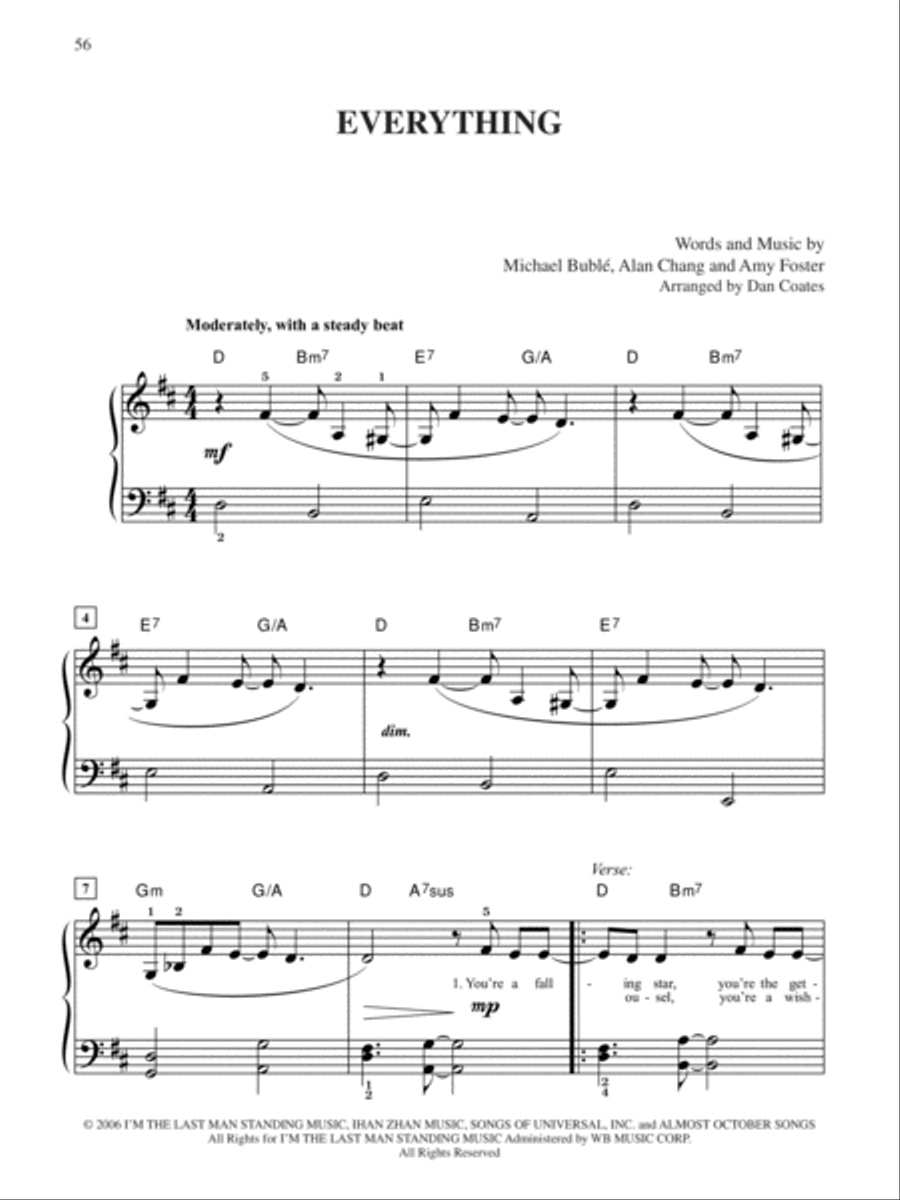 Top 50 Wedding Classics Top 50 Wedding Classics Easy Piano scores gallery preview page 5