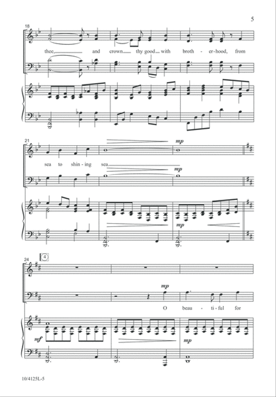 America 4-Part scores gallery preview page 5