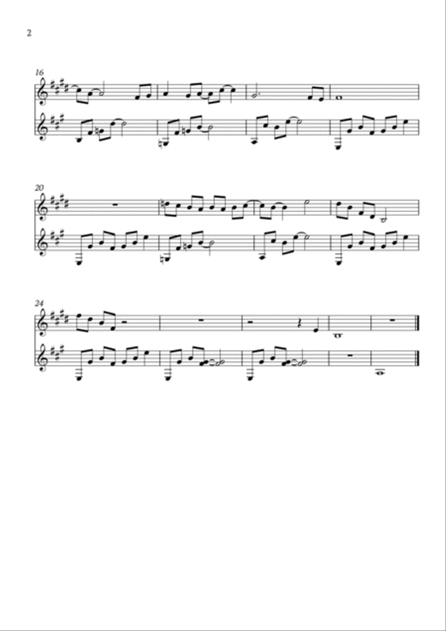 Wet Hands English Horn scores gallery preview page 2