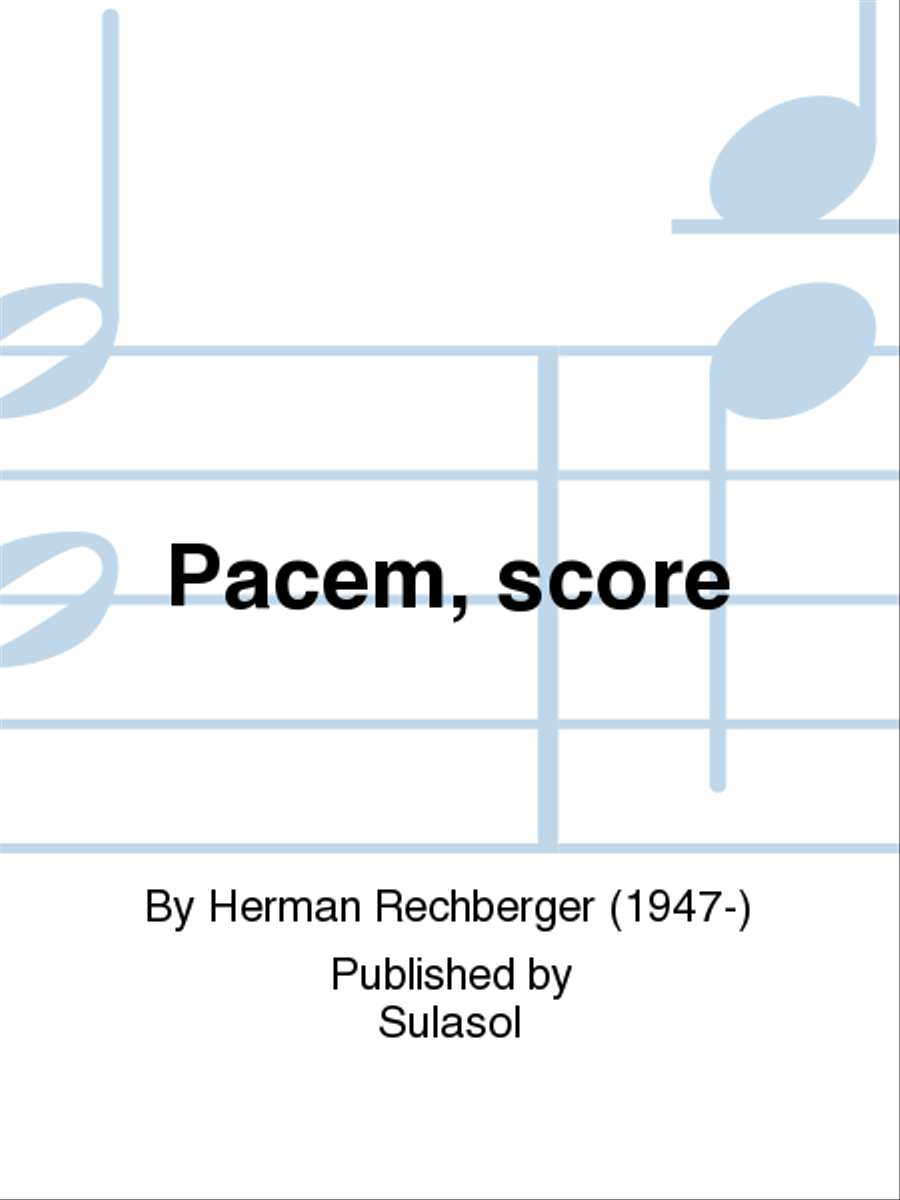 Pacem, score Women's Choir scores gallery preview page 1