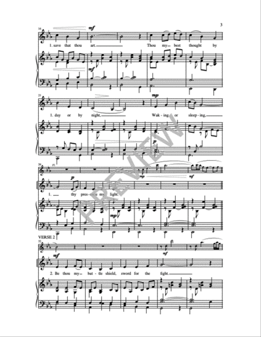 Be Thou My Vision Choir scores gallery preview page 4