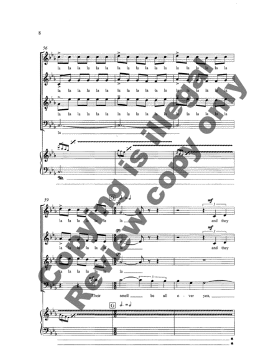 Dreams and Dances: 2. Some Dreams Hang in the Air 4-Part scores gallery preview page 12