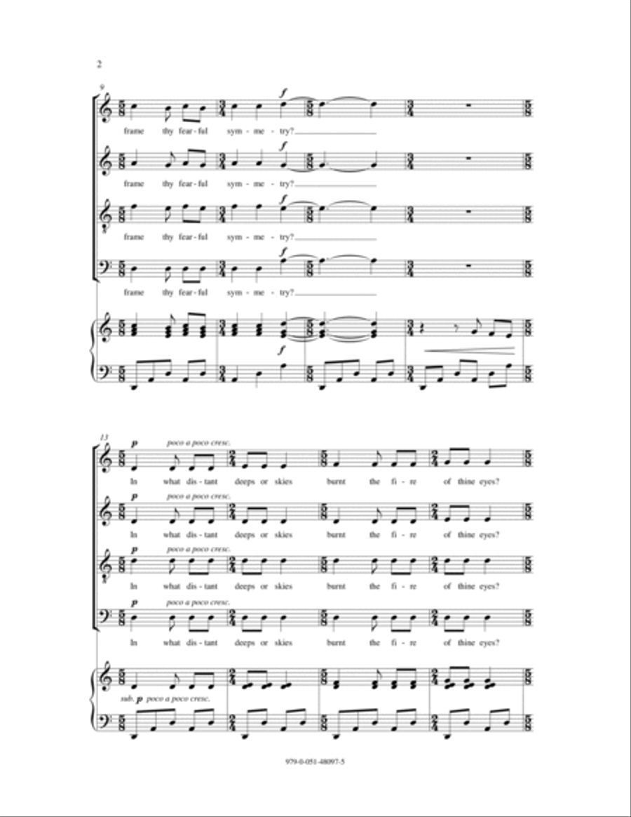 The Tiger 4-Part scores gallery preview page 2