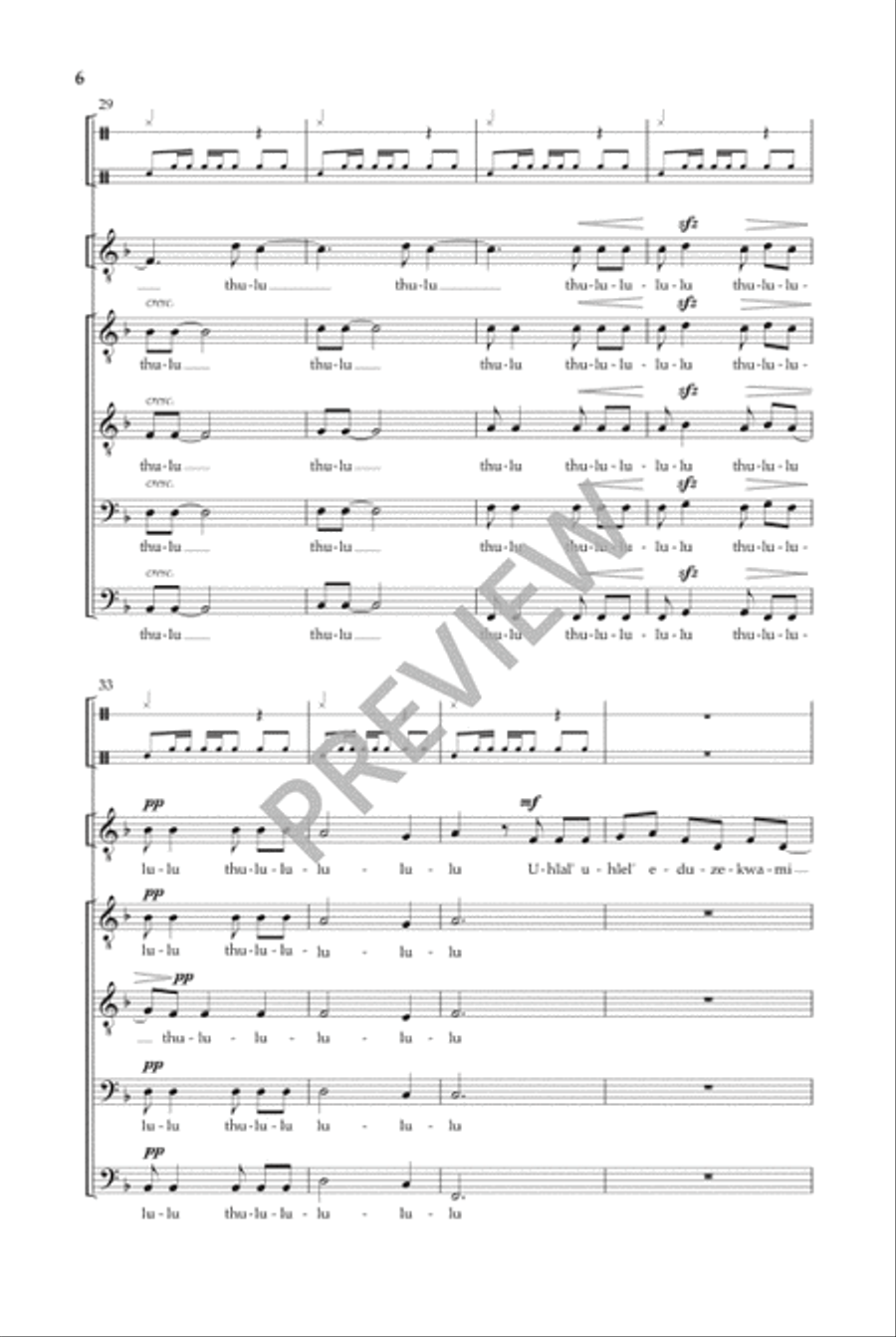Ndikhokhele Bawo (TTBB) Ndikhokhele Bawo (TTBB) TTBB scores gallery preview page 7
