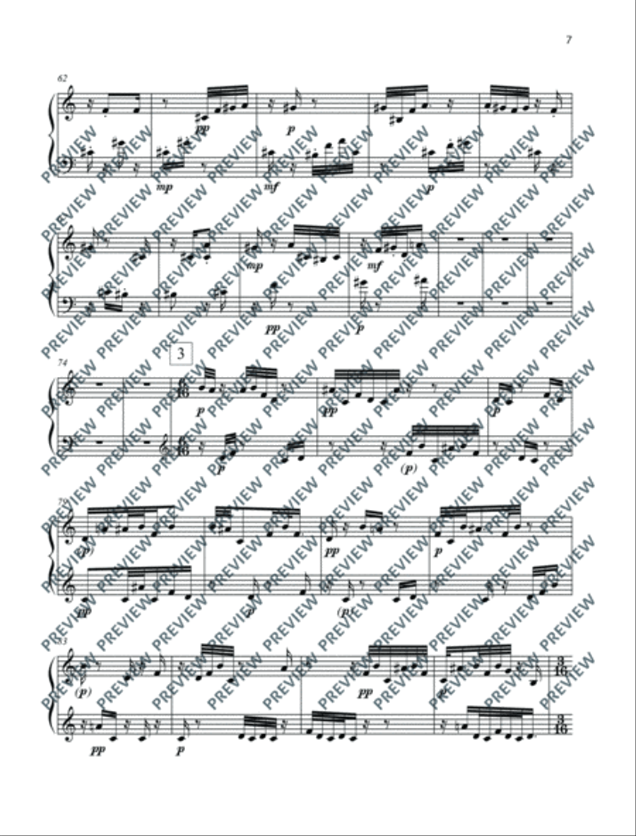 Posuo Pishon Posuo Pishon Piano Solo scores gallery preview page 8