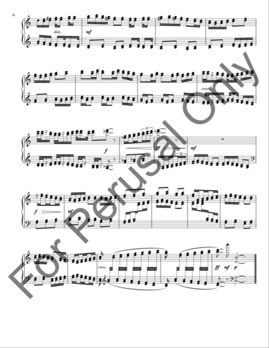 Five Etudes For Marimba Book 1 Marimba scores gallery preview page 9