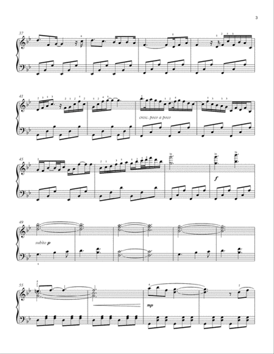 The Blackmoor Mountains - Dust: An Elysian Tail (Piano Selections) Piano Solo scores gallery preview page 5