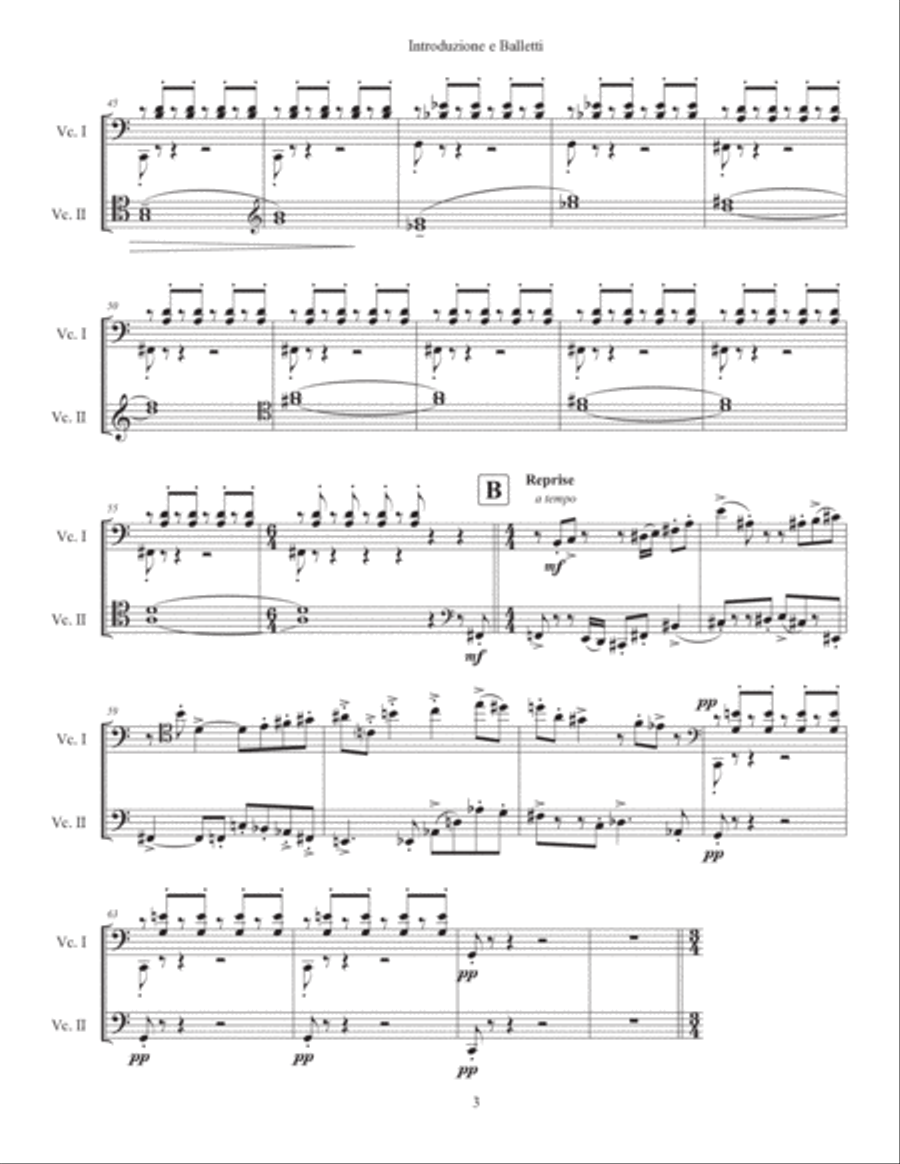 Introduzione e balletti (2022) String Duet scores gallery preview page 5