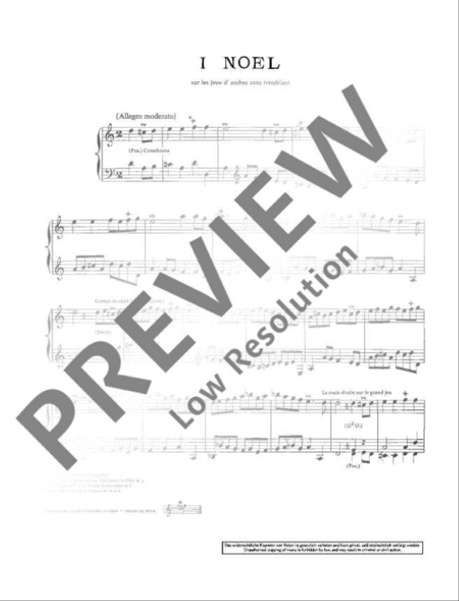 Nouveau Livre de Noëls Nouveau Livre de Noëls Harpsichord scores gallery preview page 7