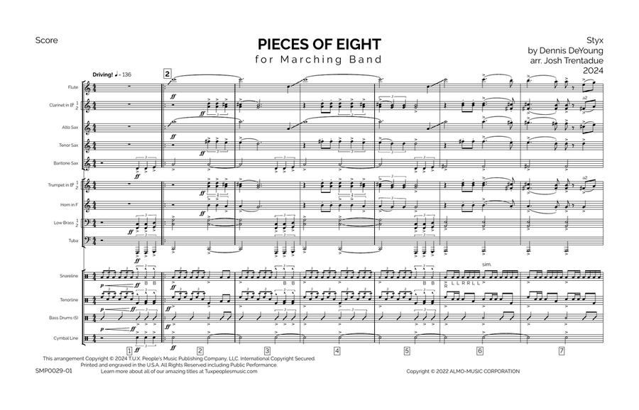 Pieces Of Eight Marching Band scores gallery preview page 2